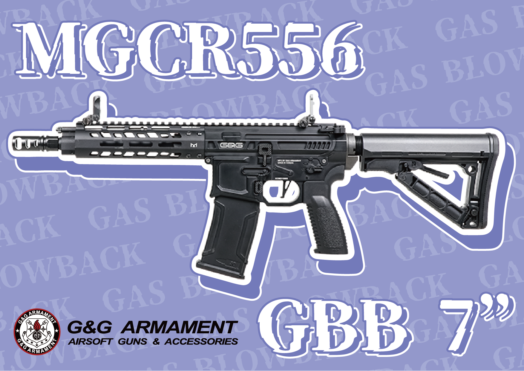 MGCR556 GBB 7"